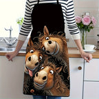 Apron with Horse Design