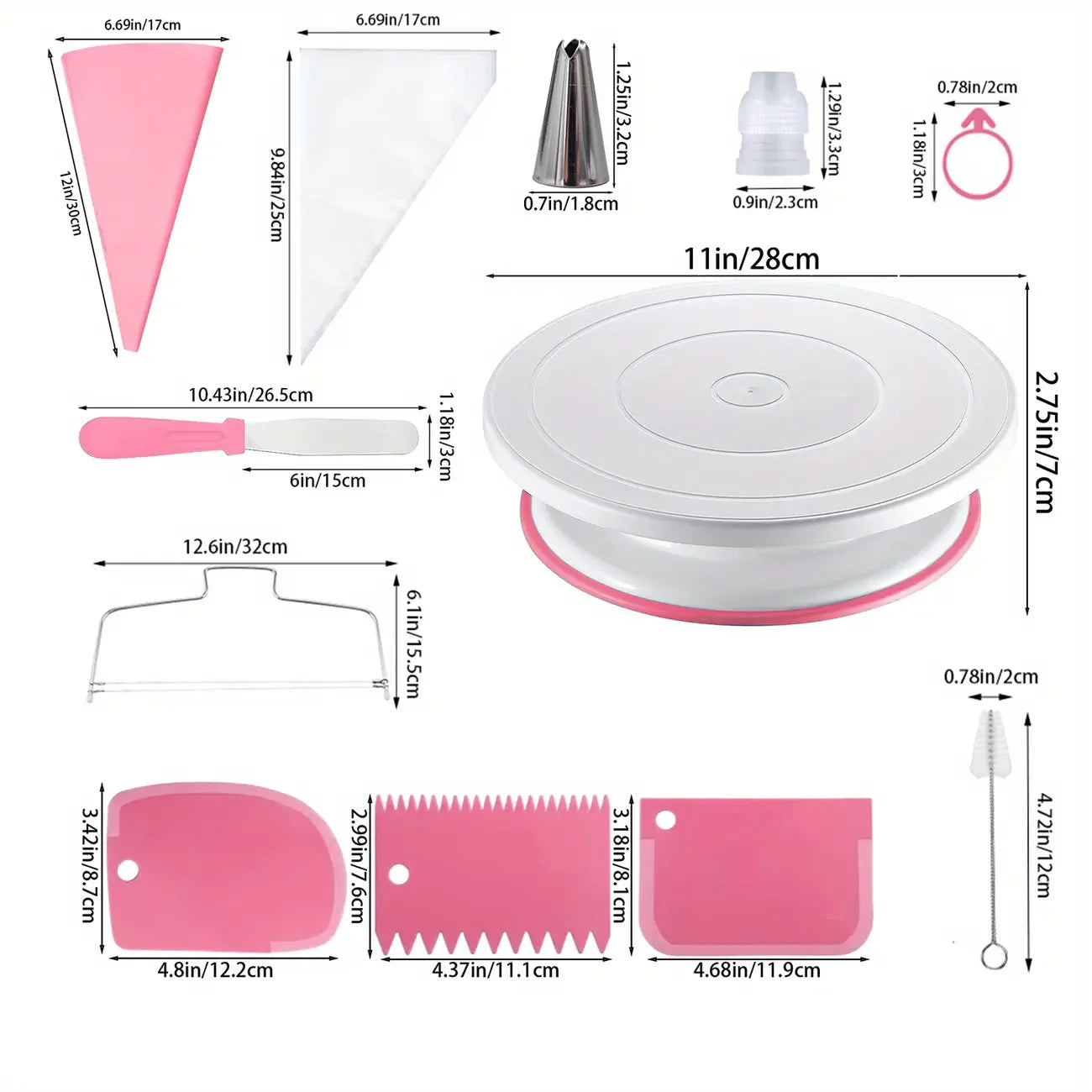80PCS Cake Decorating Set