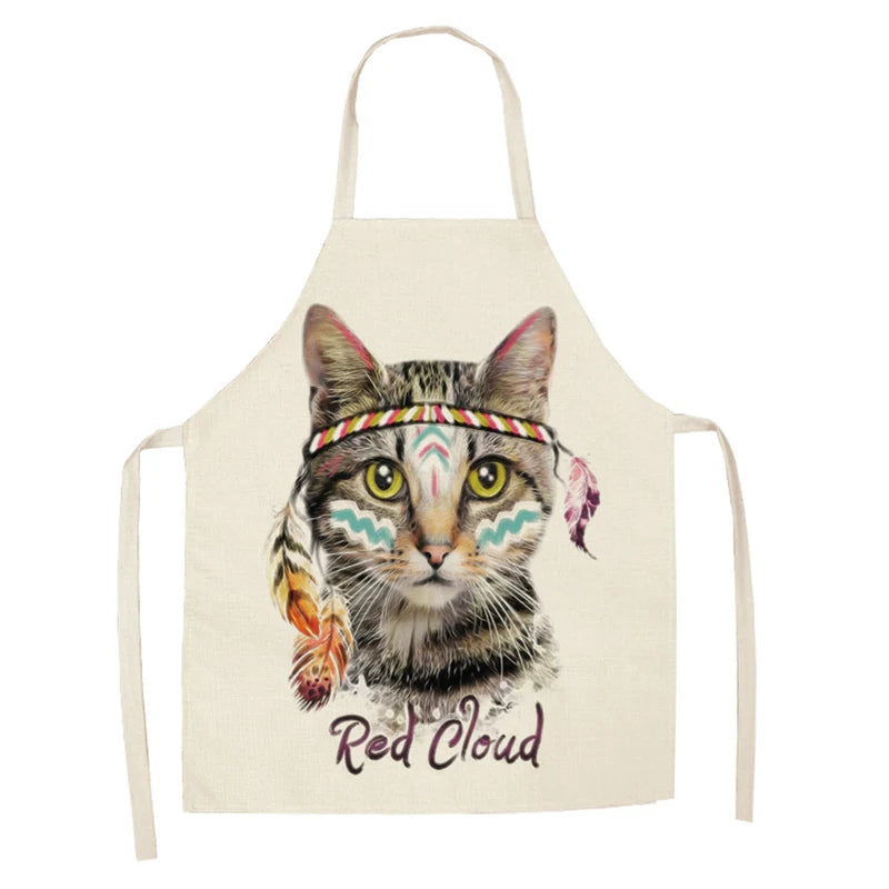 Cartoon Animal Pattern Apron