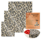 3PC/SET Beeswax Food Wraps, Reusable