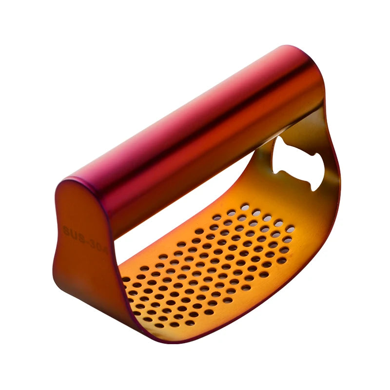 Gold Garlic Press,  Stainless Steel