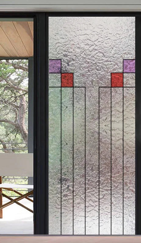 Frosted Stained Glass Window Film