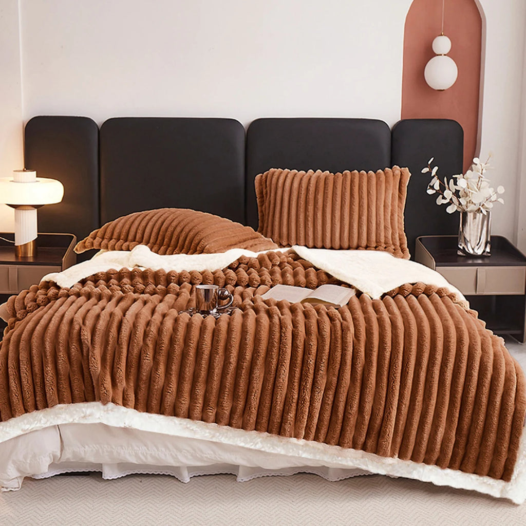 1pc Weighted Fleece Blanket