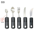 3/4/5Pcs/Set Elderly Adaptive Utensils