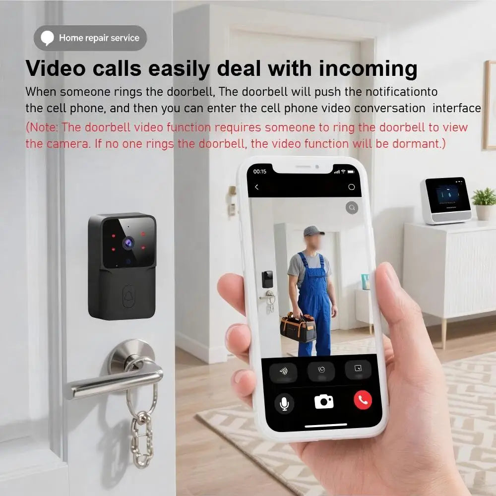 Wireless Doorbell Visual Intercom