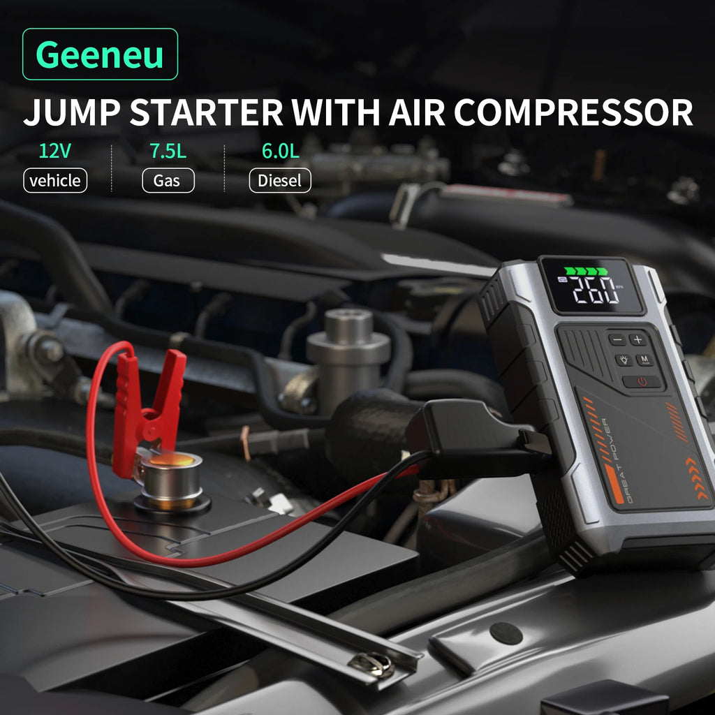 Portable Car Jump Starter/ Air Compressor