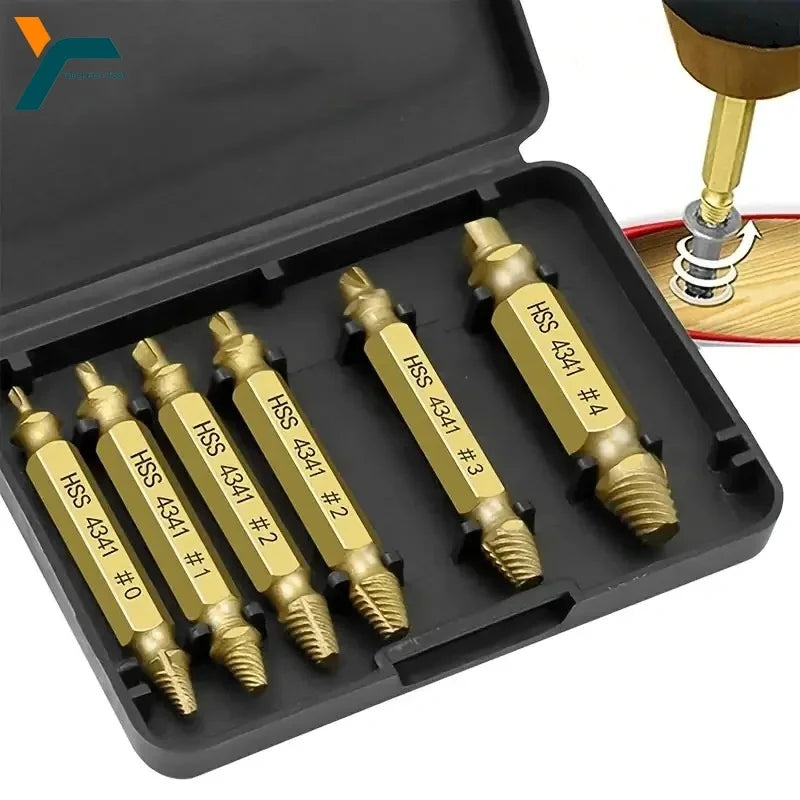 Damaged Screw Extractor Set