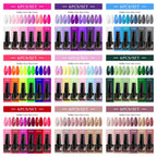 6pc Nail Gel Polish Set