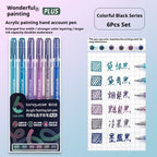 6/24/36/54/72/90 Colors Acrylic Painting Pens
