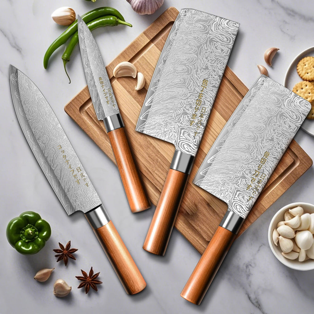 4-Piece Chef Knife Set