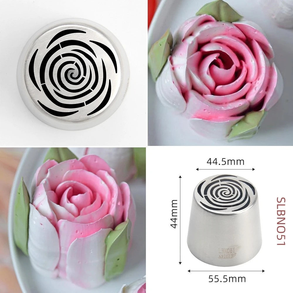 13 Stainless Steel Nozzles, Cake Decorations