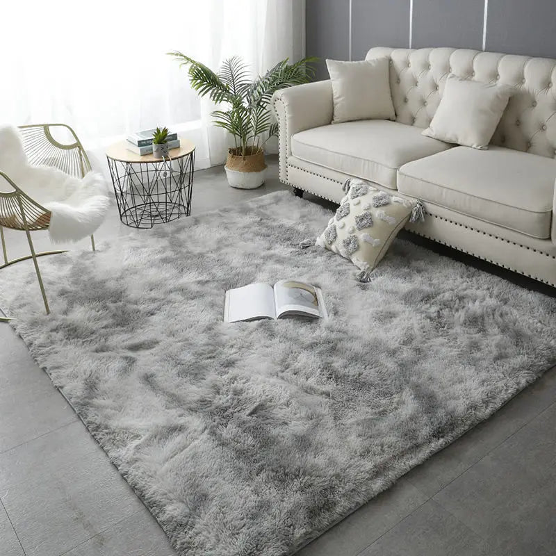 Tie-dye Plush Carpet