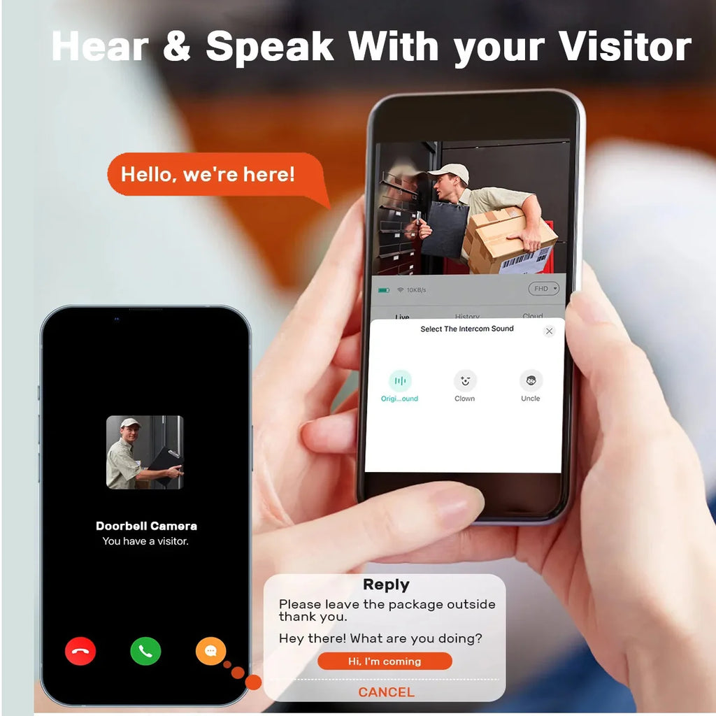 Smart Video Doorbell Camera