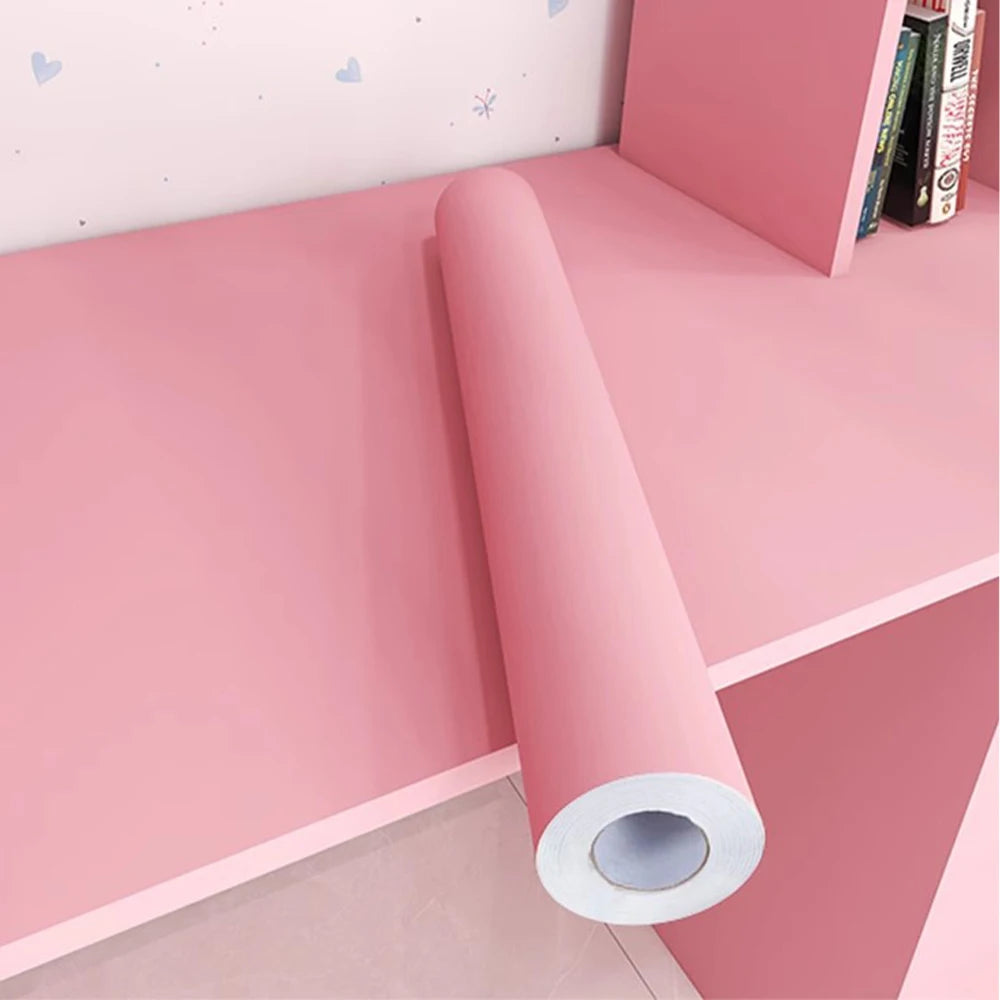 Solid Color Self-adhesive Waterproof Wallpaper