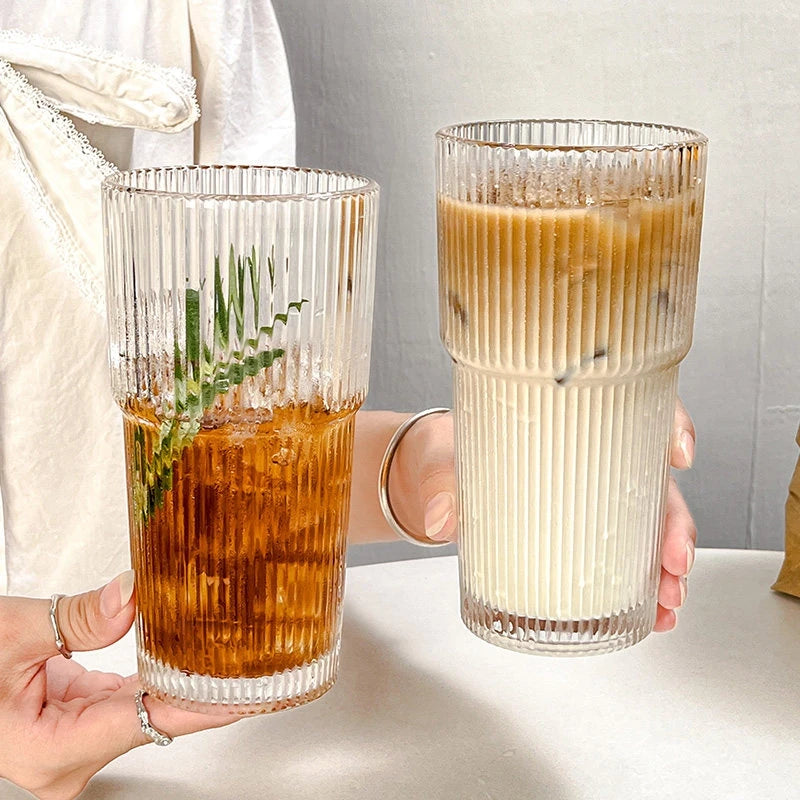 Stripe Glass Drinkware