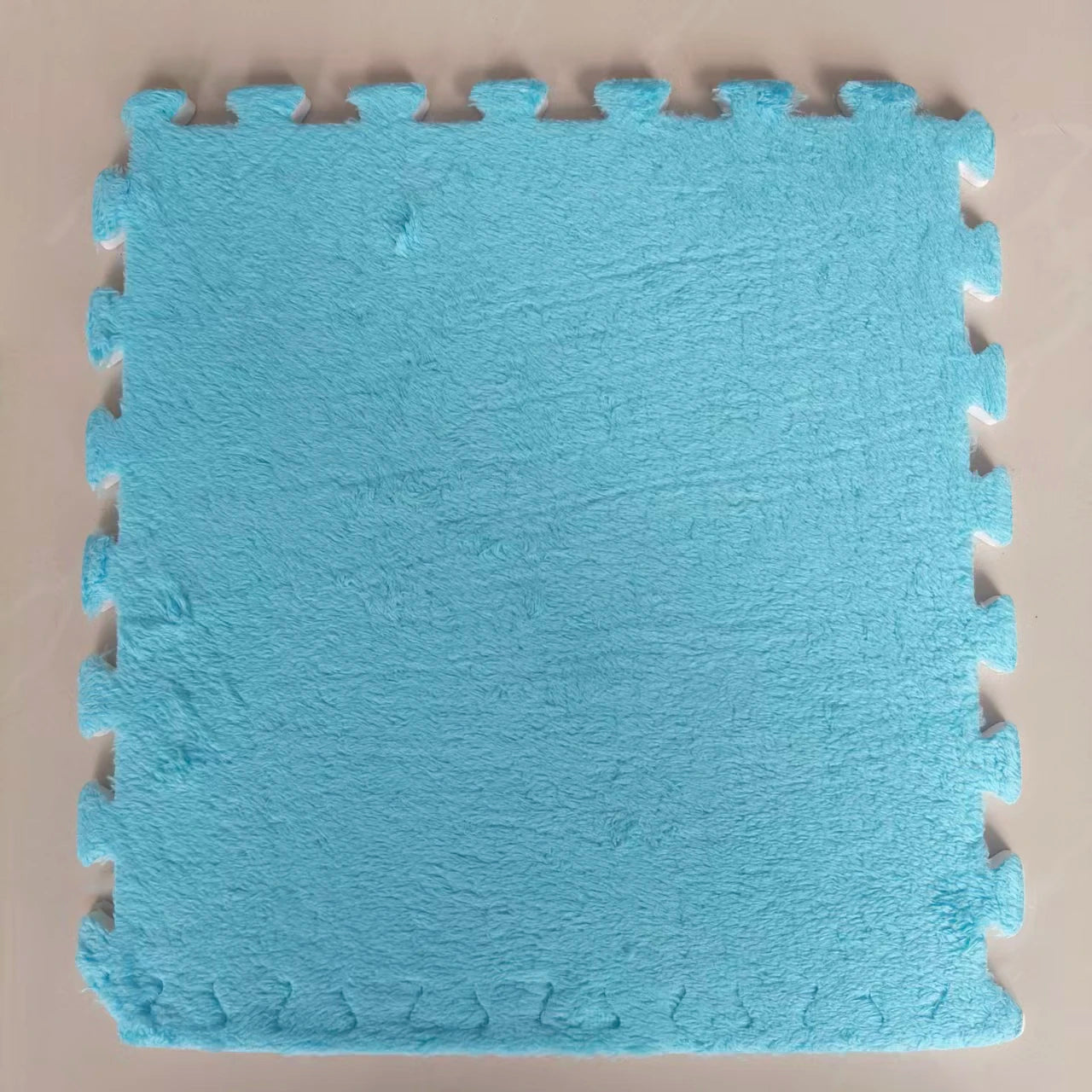 10Pcs Plush Puzzle Mat , 30x30x1CM