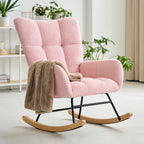 Teddy Upholstered Saucer Rocking Chair