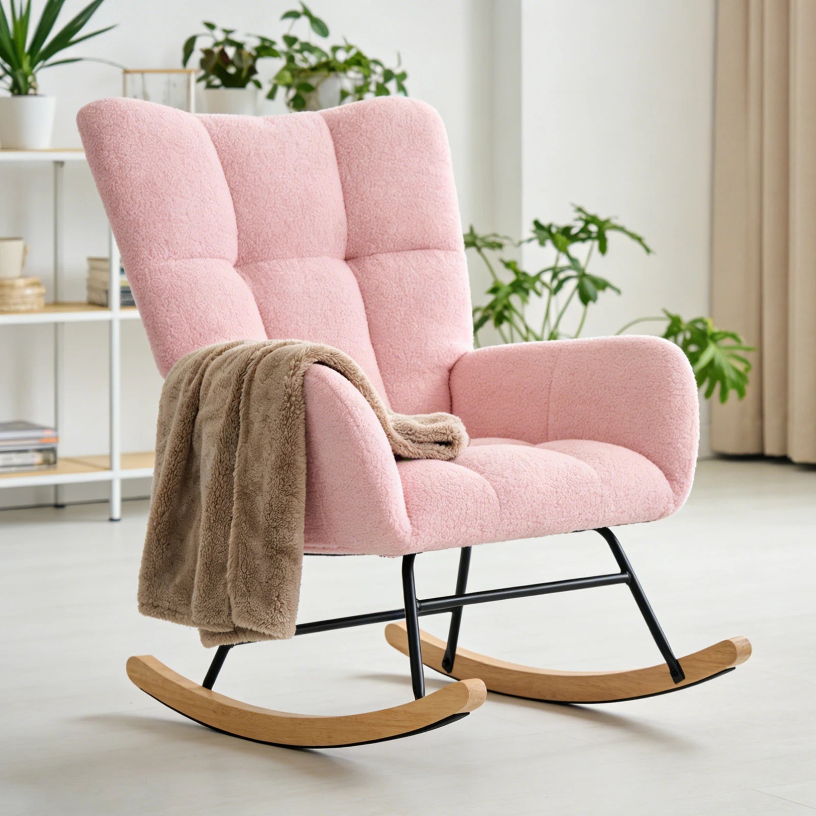 Teddy Upholstered Saucer Rocking Chair