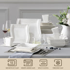 30/60 Pc. White Dinner Set / 12