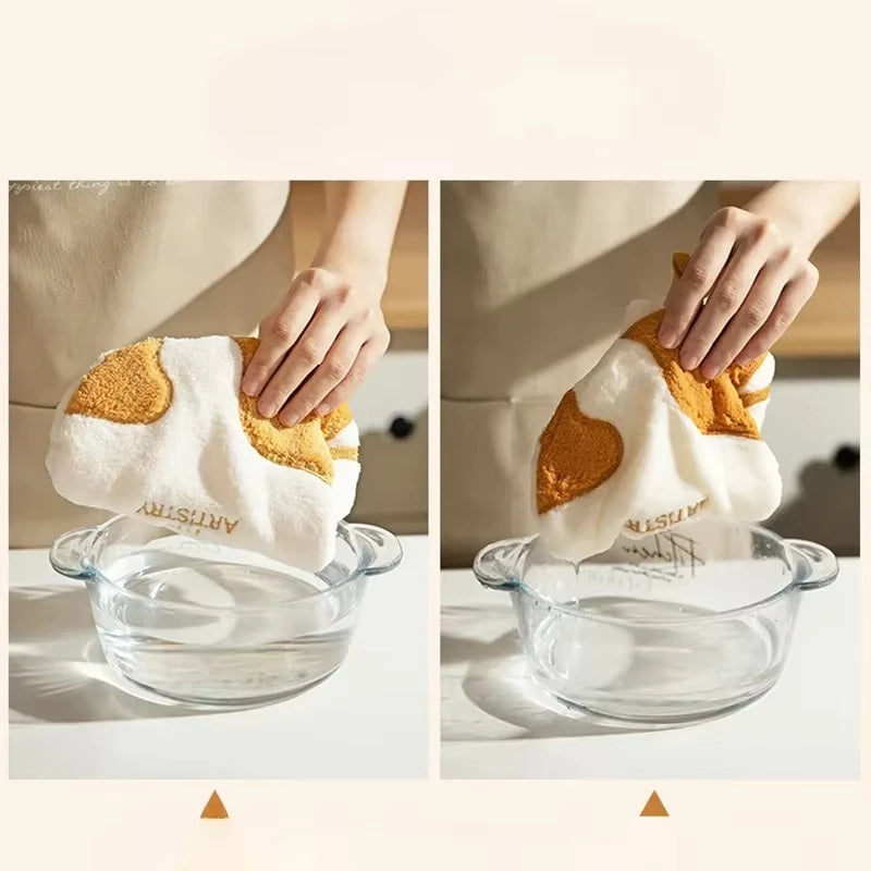 Cat Hanging Towel