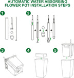 2- 22.4 Inch Planter