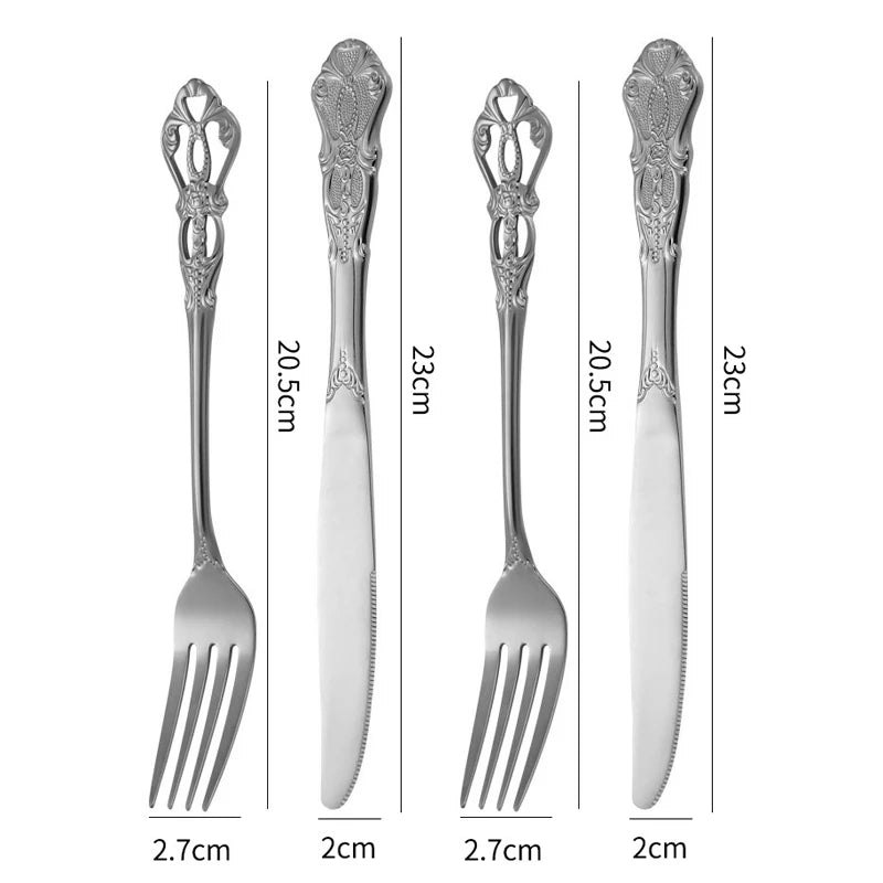 Stainless Steel Tableware Set