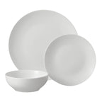 12-Piece White Stoneware Set