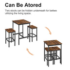 Square Table with 2 Chairs