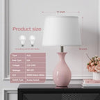 (2) Modern Ceramic Lamps