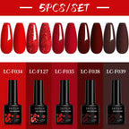 4/5Pcs Gel Nail Polish Set