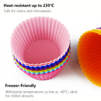 12Pcs Silicone Cupcake Set