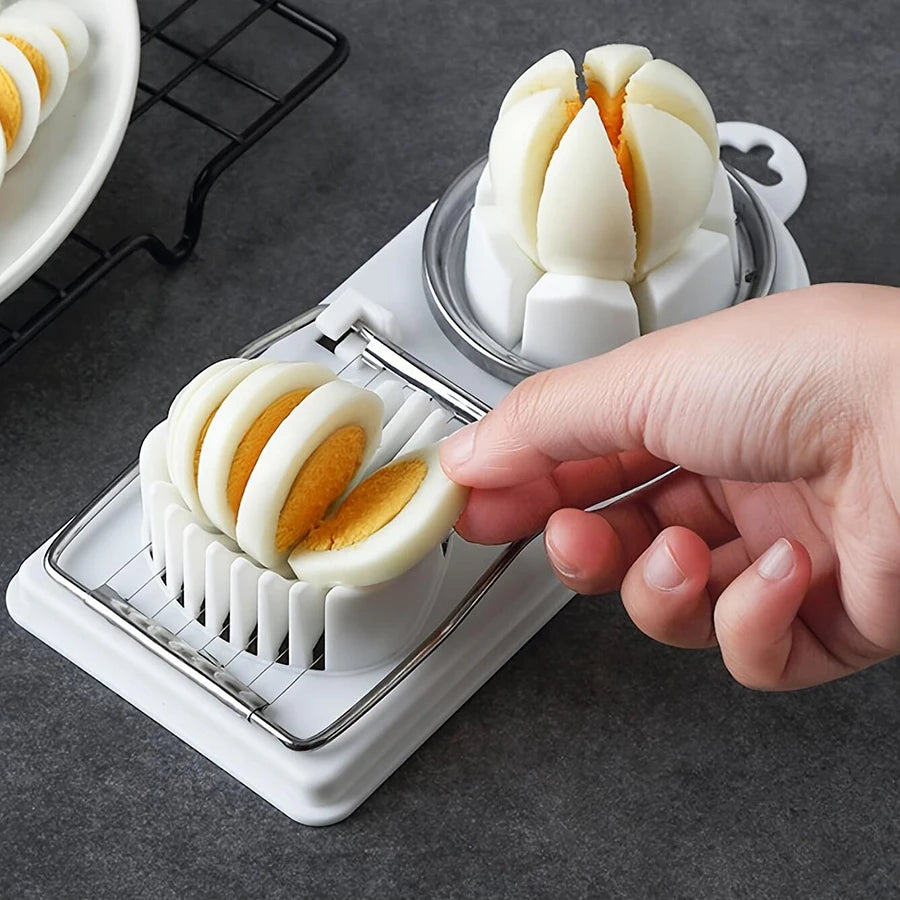 Multifunctional egg cutter