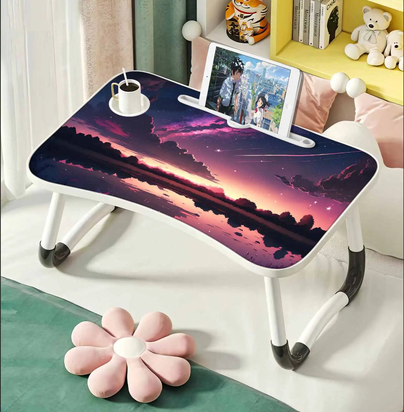 Extra-large multifunctional folding desk, portable