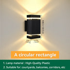 Modern Outdoor Decor Wall Light