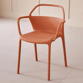 Plastic Dining Chairs, 4- Pack, Lightweight, Stackable