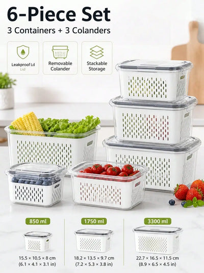 Storage Containers /Drain Trays / Lid