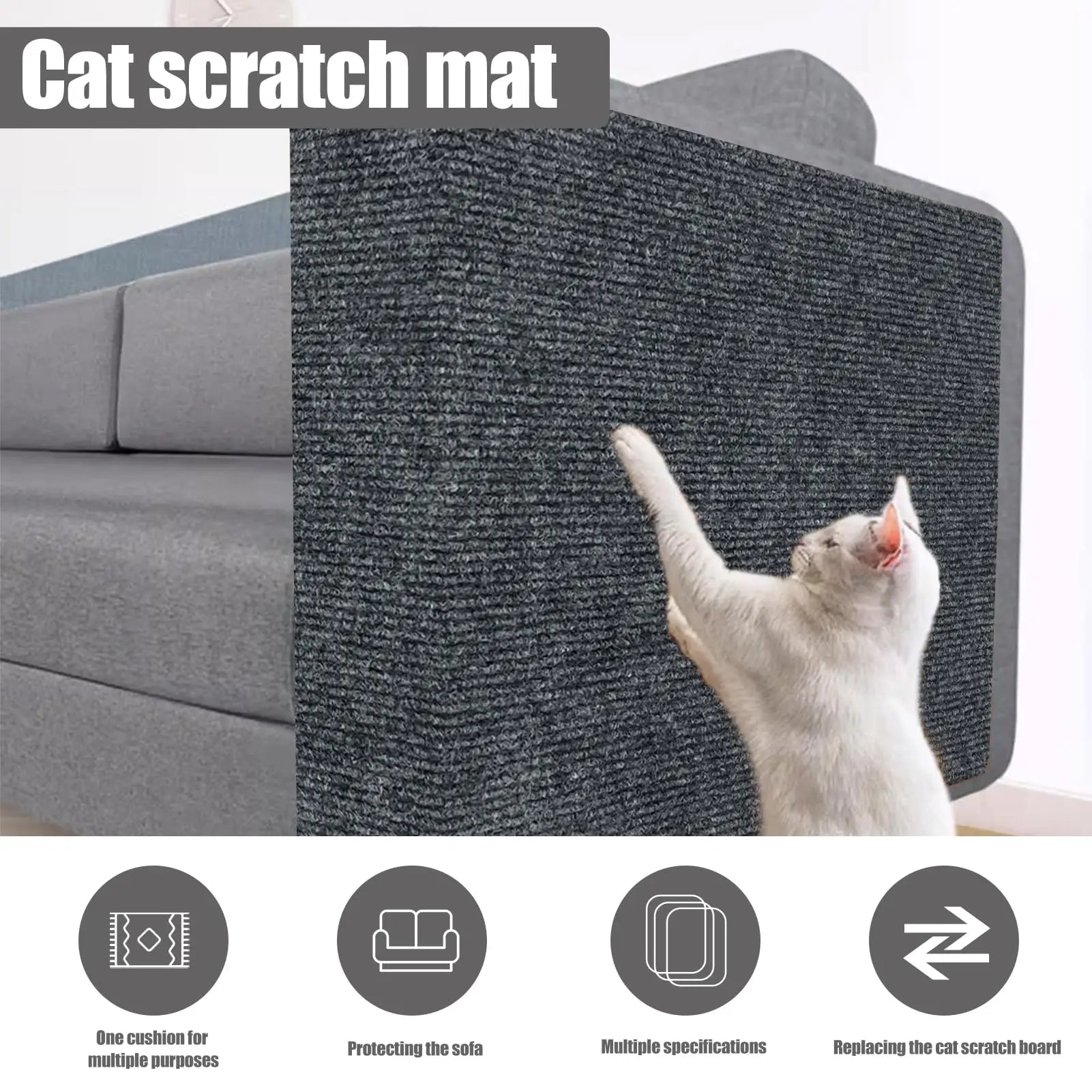 Scratch Mat, , Trimmable, Self-Adhesive