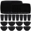 16/32Pcs Plastic Dinnerware Set