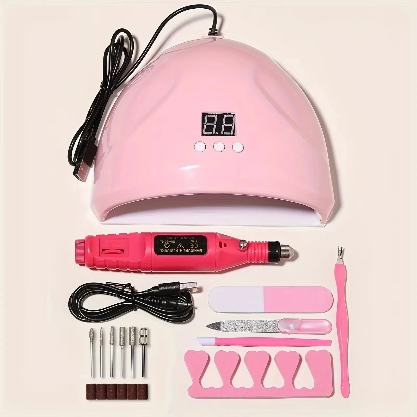 Professional Electric Nail Drill Polish Kit