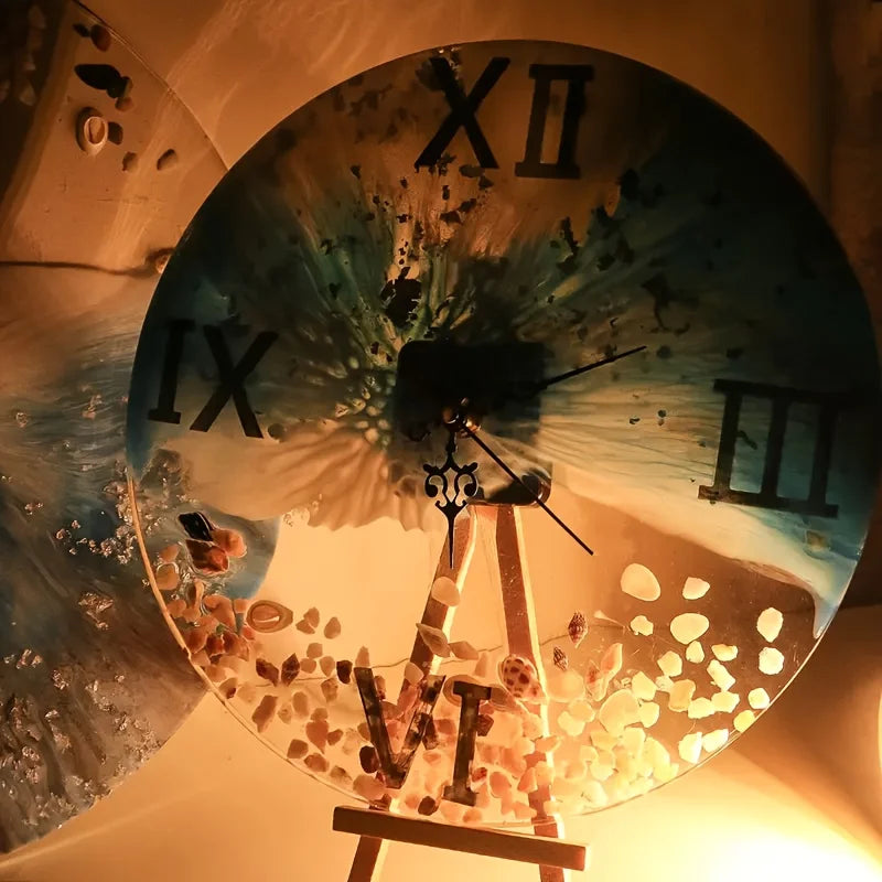 Clock Mold, Square, Silicone, Resin Mold