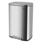Step Kitchen Trash Can, Stainless Steel