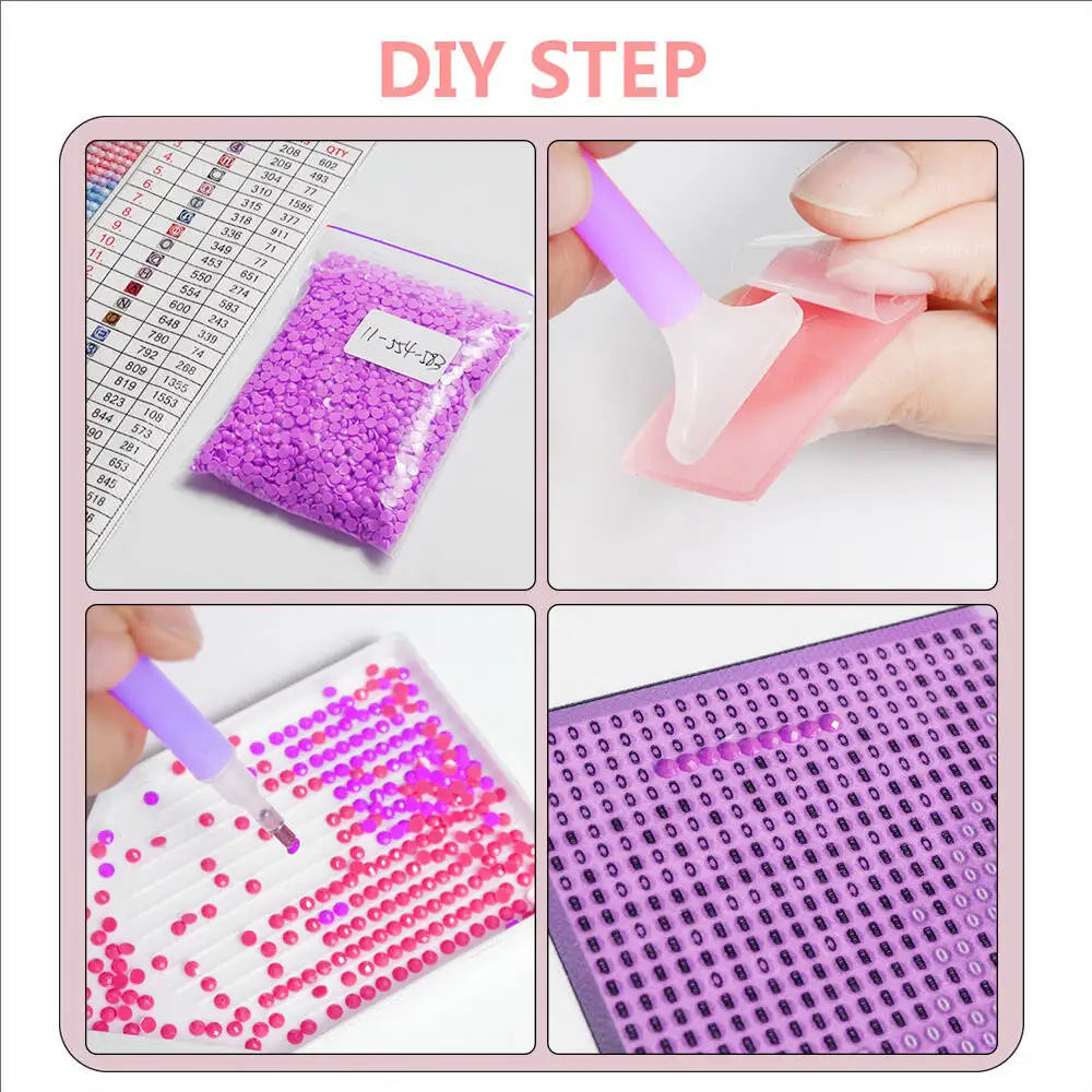 Full Diamond Painting Art Kit Rose