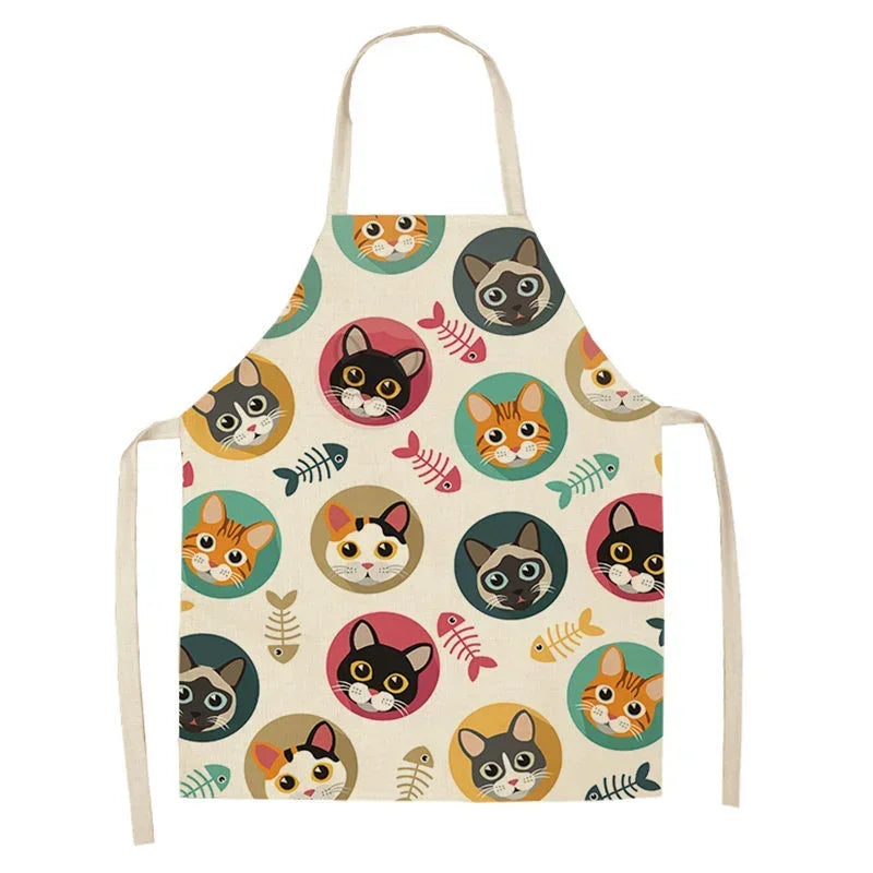 Cartoon Cat Apron