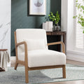 29*33*26 Inch  Wood Chair 105° Backrest Pillow