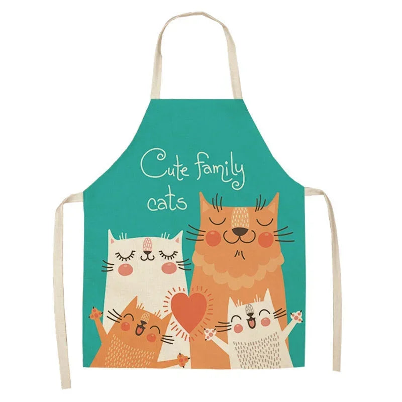 Cartoon Cat Apron