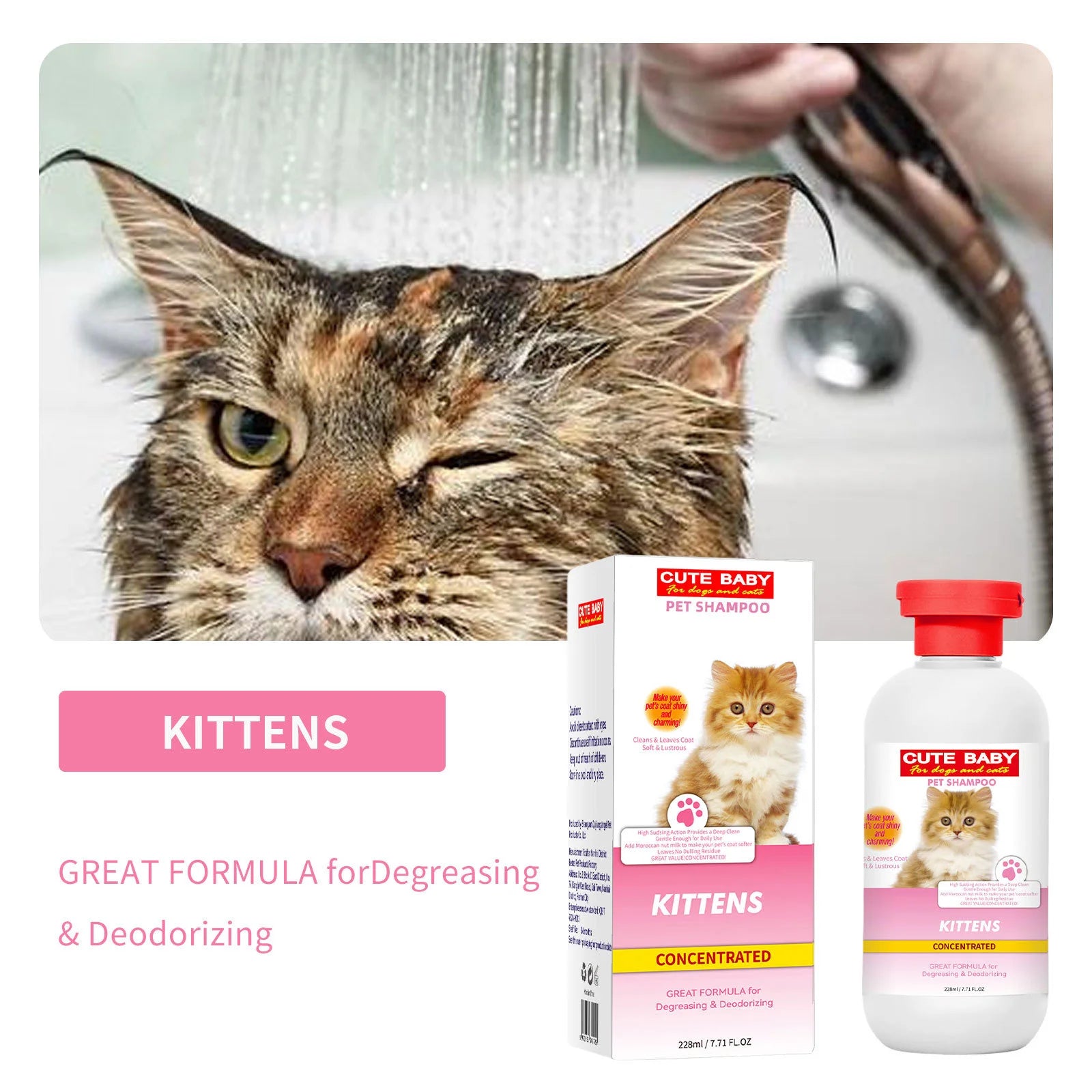 Premium Whitening Pet Grooming Shampoo