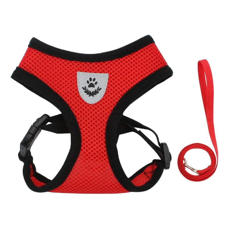 Pet Harness, Lead Leash, Adjustable Vest