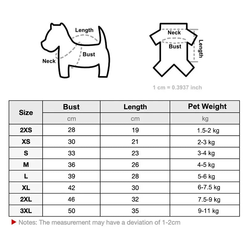 Pet Clothes Heart Print