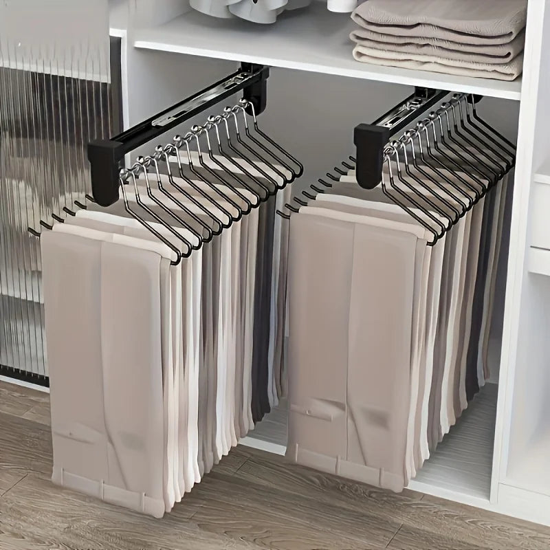 Pull-Out Clothes Storage Rod