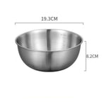 1-3 Stainless Steel Bowl Set with Scale